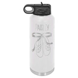 32oz Custom Dance Water Bottle Ballerina Shoes - Mato & Hash