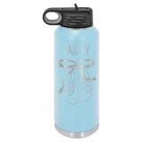 32oz Custom Dance Water Bottle Ballerina Shoes - Mato & Hash