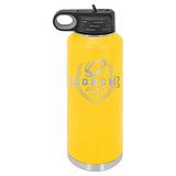 32oz Football Coach Laser Engraved Water Bottle - Mato & Hash
