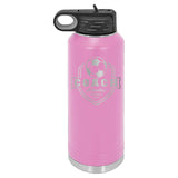 32oz Soccer Coach Laser Engraved Water Bottle - Mato & Hash