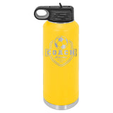 32oz Soccer Coach Laser Engraved Water Bottle - Mato & Hash