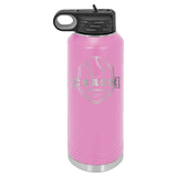 32oz Softball Coach Laser Engraved Water Bottle - Mato & Hash