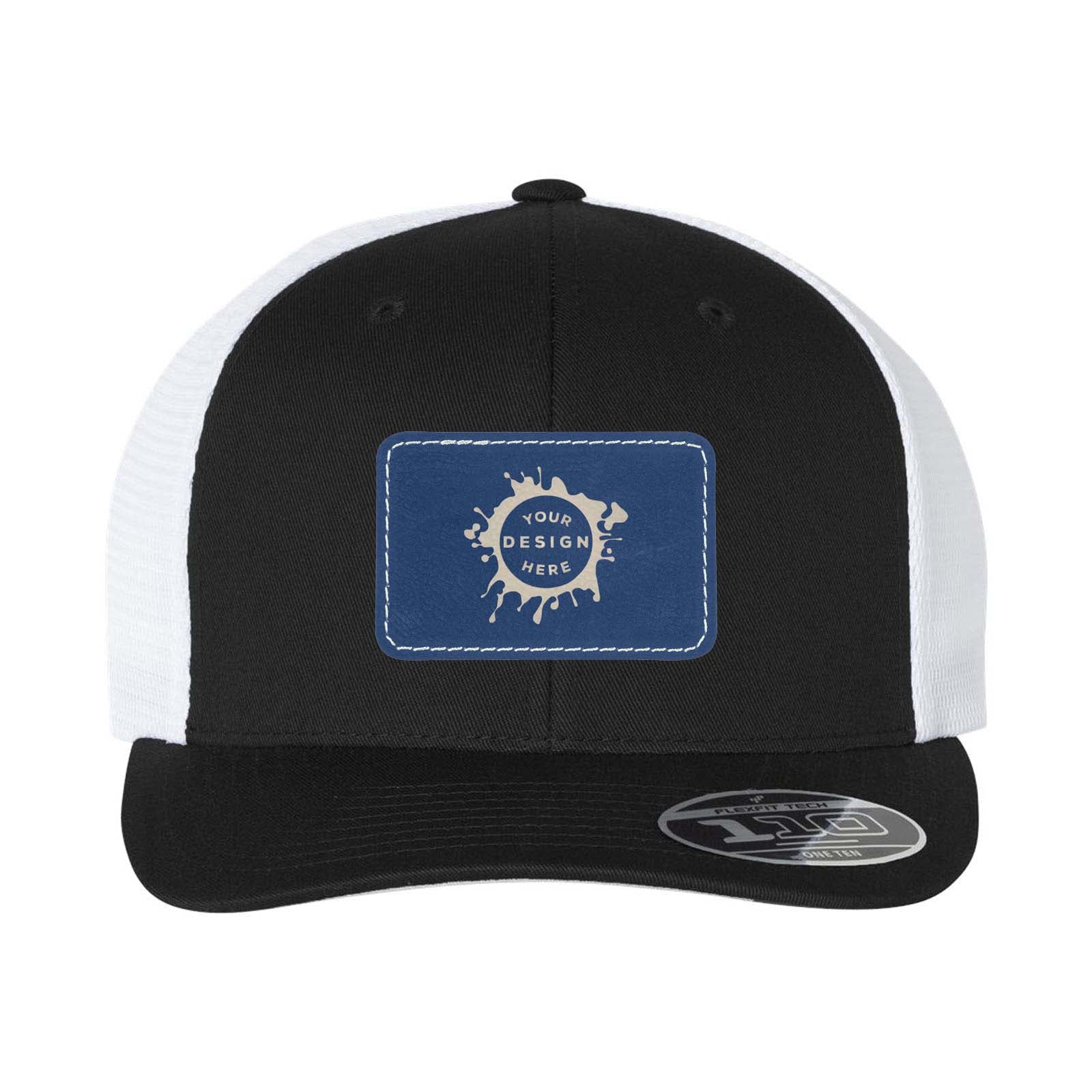 Flexfit 110M Trucker Mesh-Back Cap with Laser Engraved Patch