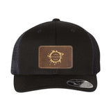 Flexfit 110M Trucker Mesh-Back Cap with Laser Engraved Patch