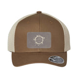 Flexfit 110M Trucker Mesh-Back Cap with Laser Engraved Patch