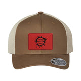 Flexfit 110M Trucker Mesh-Back Cap with Laser Engraved Patch