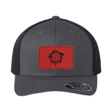 Flexfit 110M Trucker Mesh-Back Cap with Laser Engraved Patch