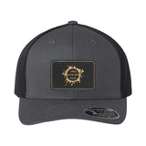 Flexfit 110M Trucker Mesh-Back Cap with Laser Engraved Patch