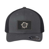 Flexfit 110M Trucker Mesh-Back Cap with Laser Engraved Patch