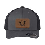 Flexfit 110M Trucker Mesh-Back Cap with Laser Engraved Patch