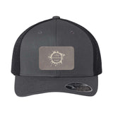 Flexfit 110M Trucker Mesh-Back Cap with Laser Engraved Patch