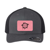 Flexfit 110M Trucker Mesh-Back Cap with Laser Engraved Patch