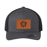 Flexfit 110M Trucker Mesh-Back Cap with Laser Engraved Patch