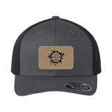 Flexfit 110M Trucker Mesh-Back Cap with Laser Engraved Patch