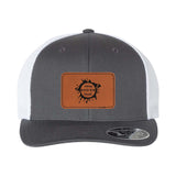 Flexfit 110M Trucker Mesh-Back Cap with Laser Engraved Patch