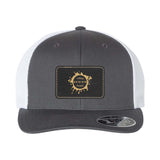 Flexfit 110M Trucker Mesh-Back Cap with Laser Engraved Patch