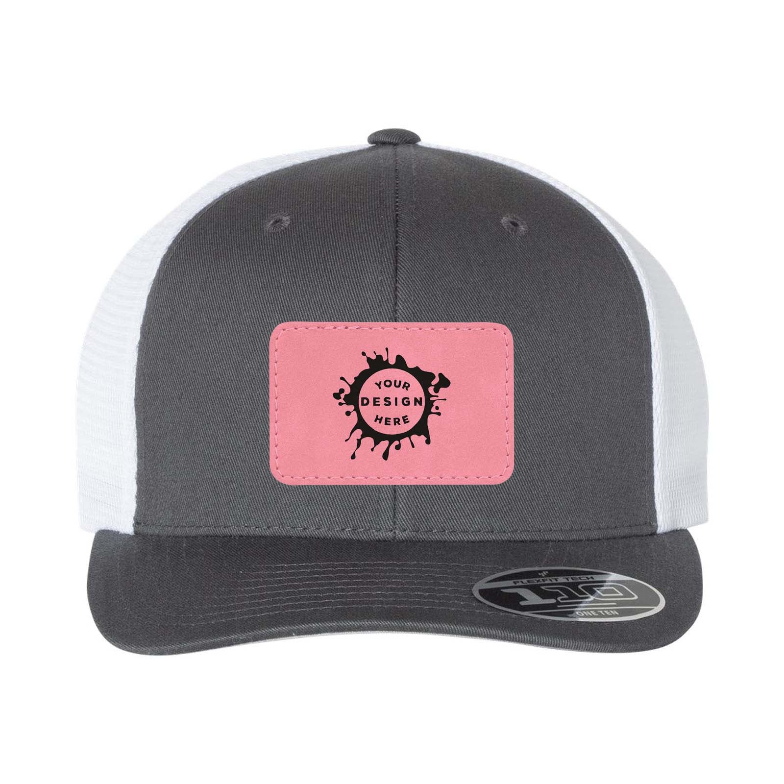 Flexfit 110M Trucker Mesh-Back Cap with Laser Engraved Patch
