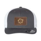 Flexfit 110M Trucker Mesh-Back Cap with Laser Engraved Patch
