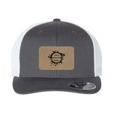 Flexfit 110M Trucker Mesh-Back Cap with Laser Engraved Patch