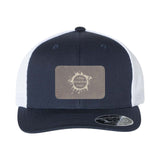 Flexfit 110M Trucker Mesh-Back Cap with Laser Engraved Patch