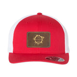 Flexfit 110M Trucker Mesh-Back Cap with Laser Engraved Patch