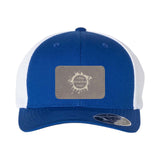 Flexfit 110M Trucker Mesh-Back Cap with Laser Engraved Patch