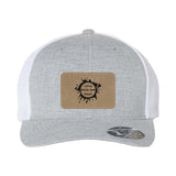 Flexfit 110M Trucker Mesh-Back Cap with Laser Engraved Patch