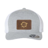 Flexfit 110M Trucker Mesh-Back Cap with Laser Engraved Patch