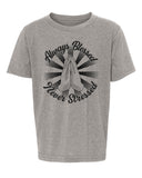 Always Blessed Never Stressed Kids Christian T Shirts - Mato & Hash
