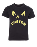 Angry Jack o Lantern Custom Kids Halloween T Shirts