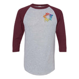 Augusta Sportswear Three-Quarter Raglan Sleeve Baseball Jersey Embroidery - Mato & Hash