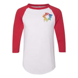 Augusta Sportswear Three-Quarter Raglan Sleeve Baseball Jersey Embroidery - Mato & Hash