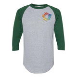 Augusta Sportswear Three-Quarter Raglan Sleeve Baseball Jersey Embroidery - Mato & Hash
