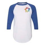 Augusta Sportswear Three-Quarter Raglan Sleeve Baseball Jersey Embroidery - Mato & Hash