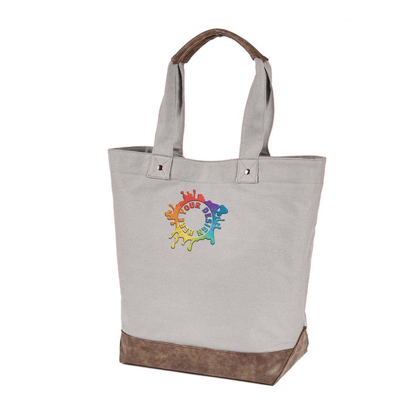 Authentic Pigment Canvas Resort Tote Embroidery - Mato & Hash