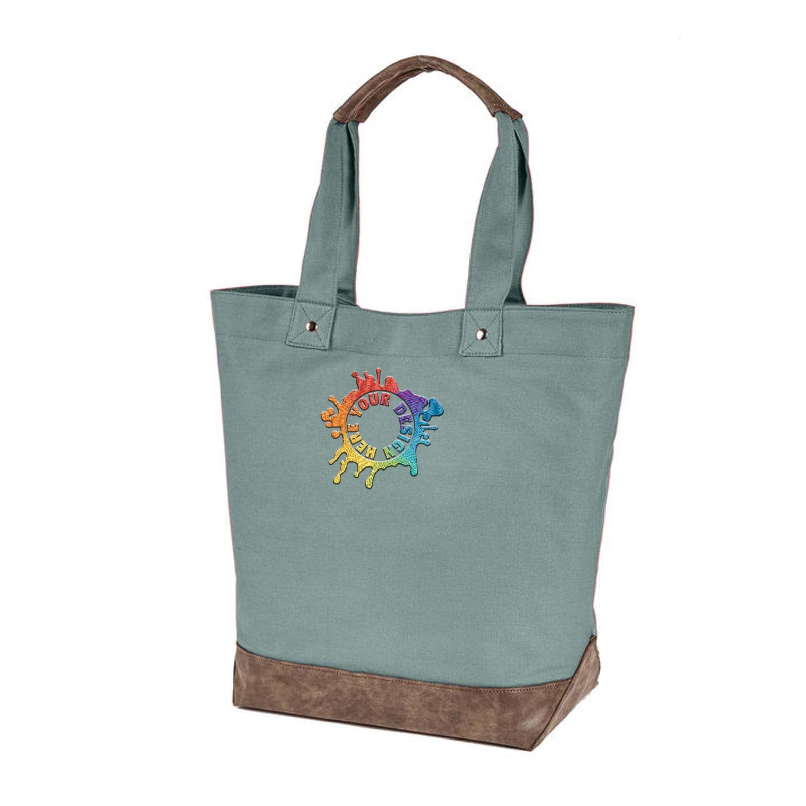 Authentic Pigment Canvas Resort Tote Embroidery - Mato & Hash