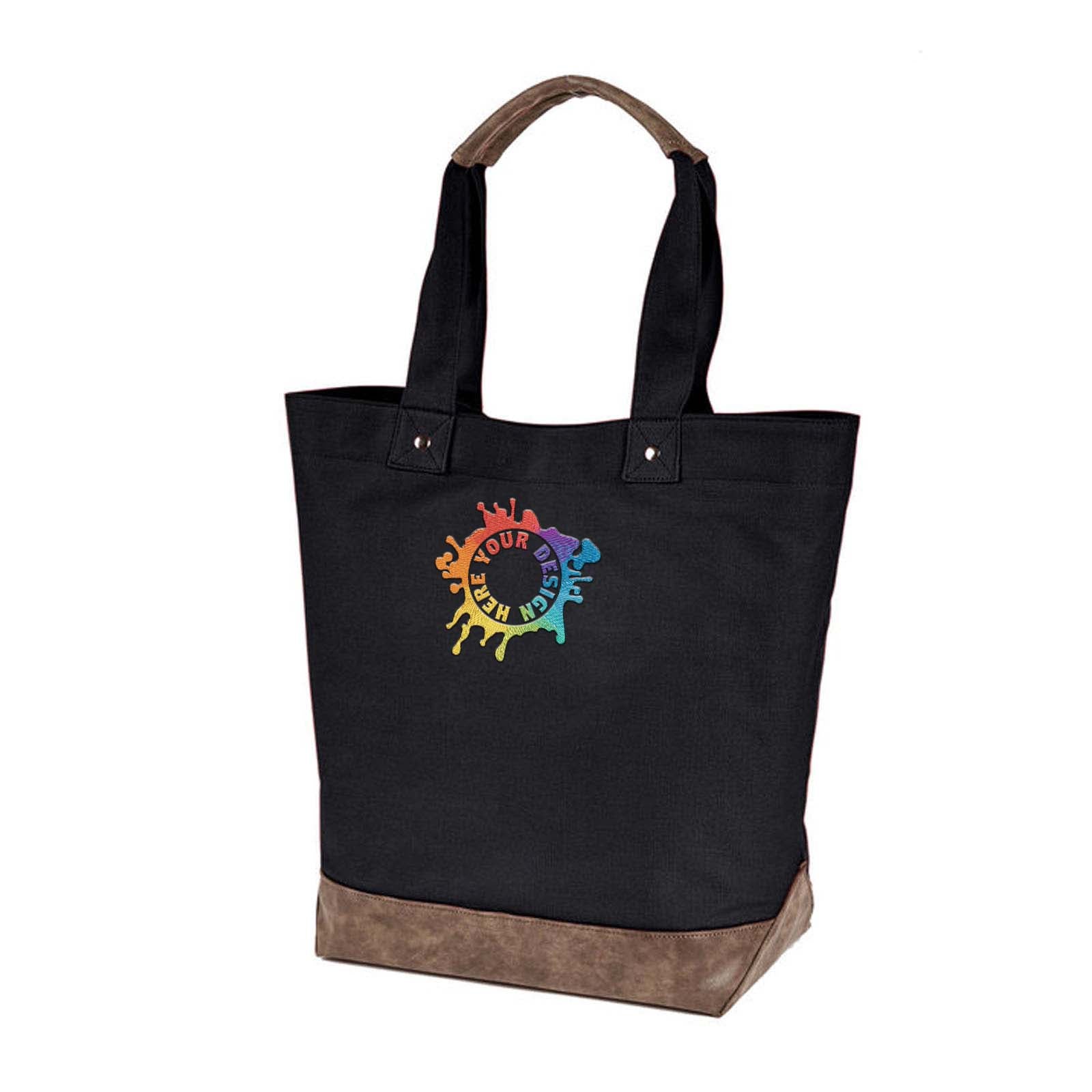 Authentic Pigment Canvas Resort Tote Embroidery - Mato & Hash