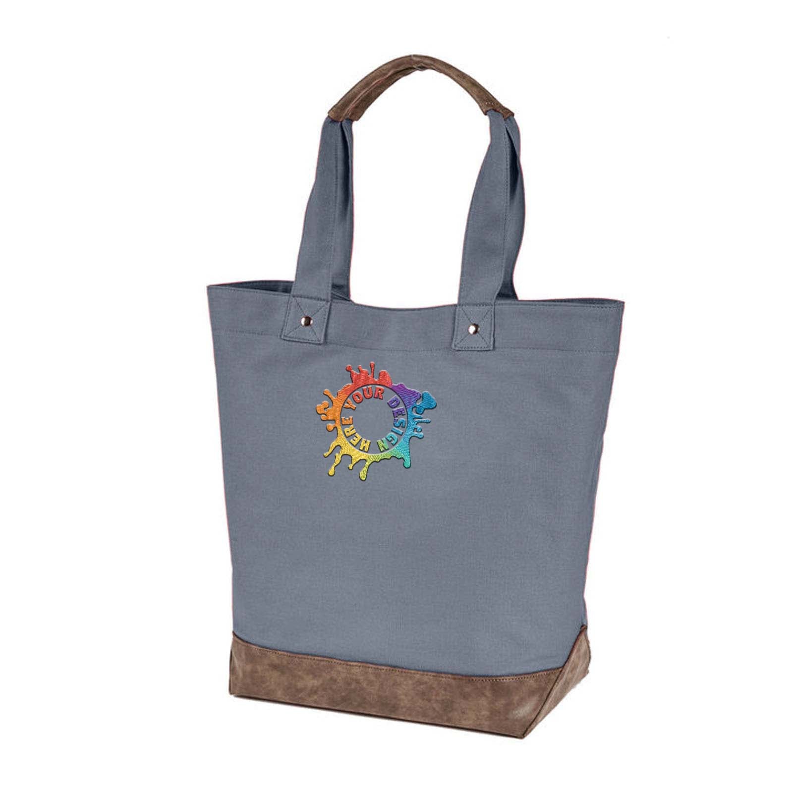 Authentic Pigment Canvas Resort Tote Embroidery - Mato & Hash