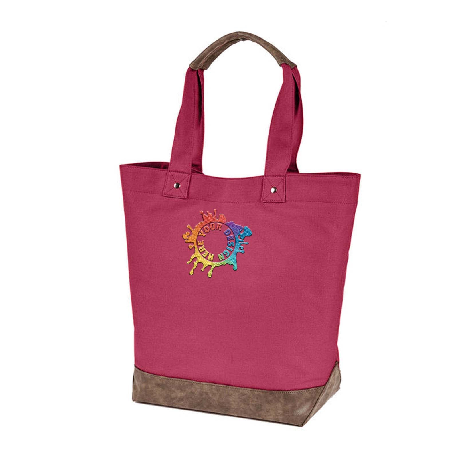 Authentic Pigment Canvas Resort Tote Embroidery - Mato & Hash