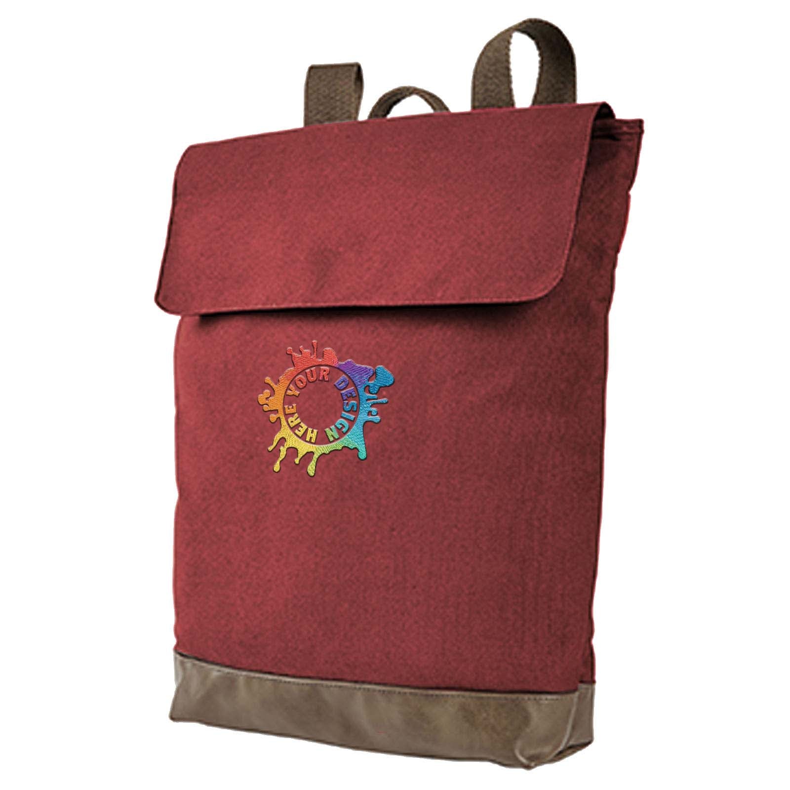 Authentic Pigment Canvas Rucksack Embroidery - Mato & Hash