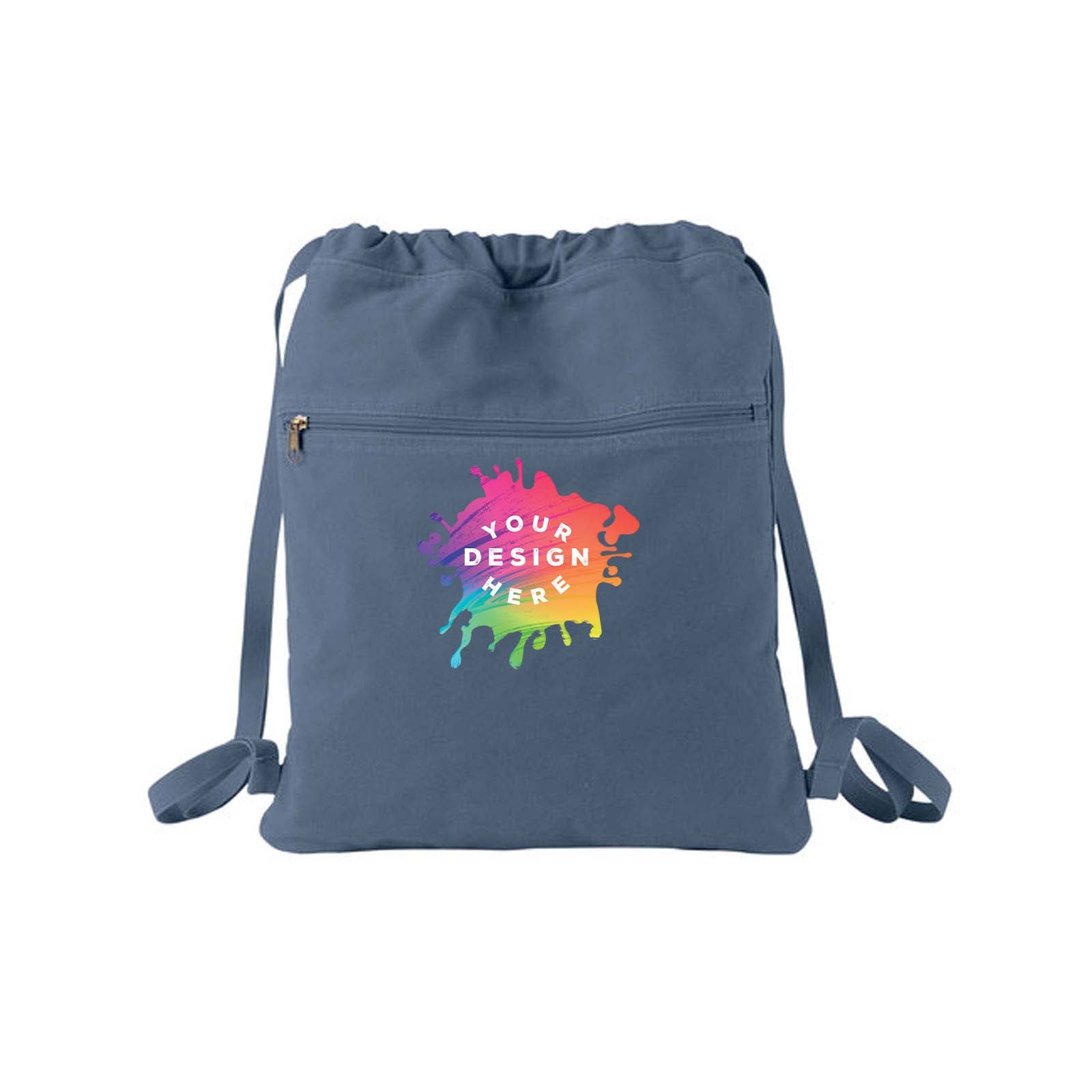 Authentic Pigment Pigment-Dyed Canvas Cinch Sack - Mato & Hash