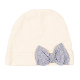Baby Hat w/ Contrasting Bow - Mato & Hash