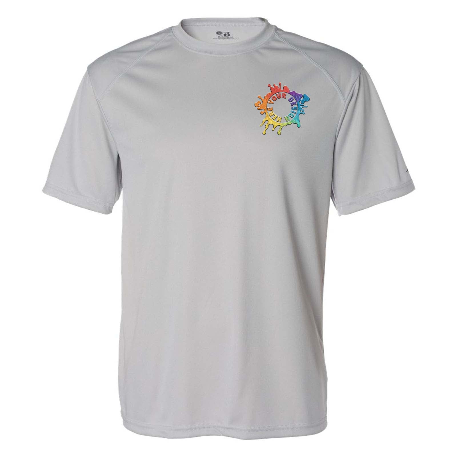 Badger B-Core Men's Performance Polyester T-Shirt Embroidery - Mato & Hash