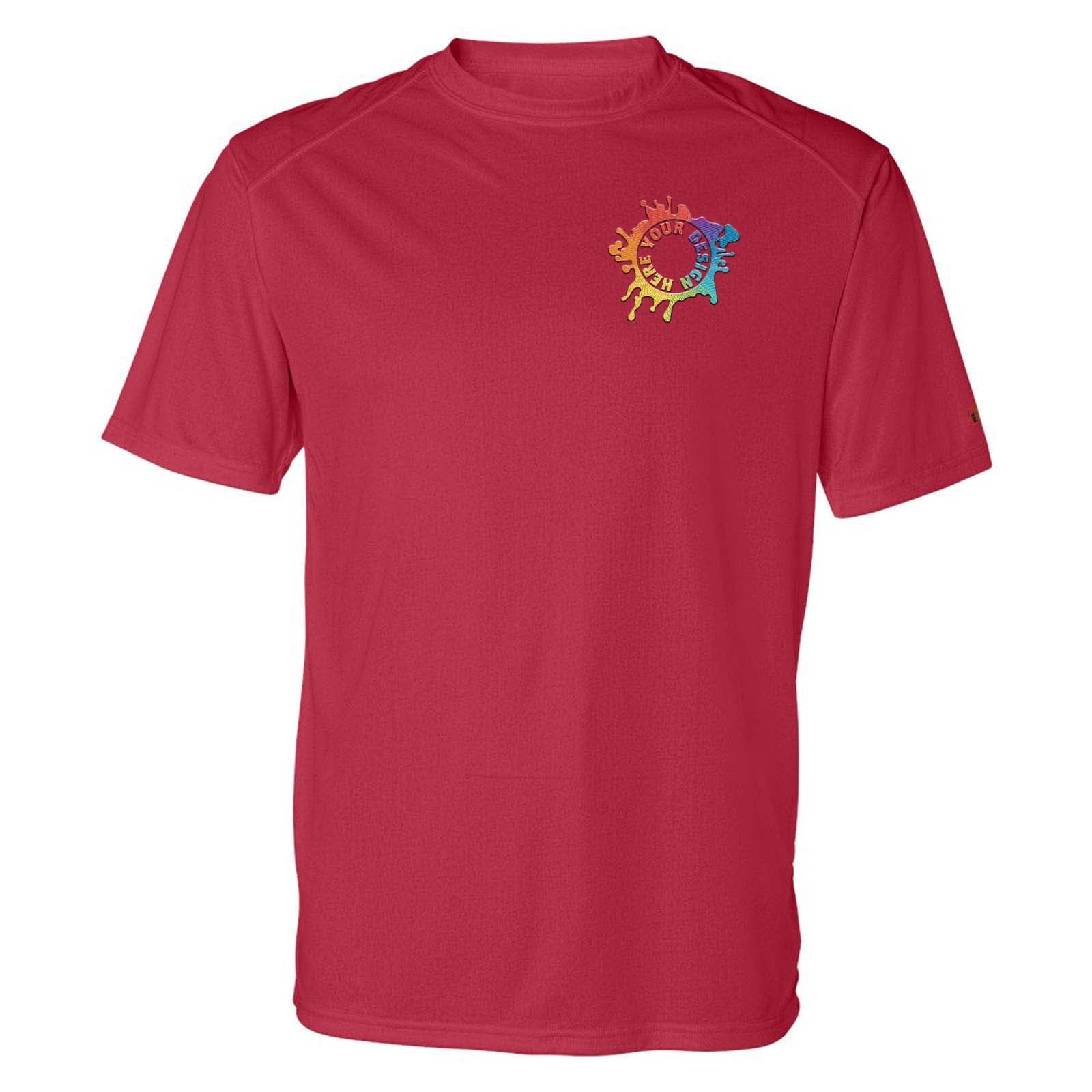 Badger B-Core Men's Performance Polyester T-Shirt Embroidery - Mato & Hash