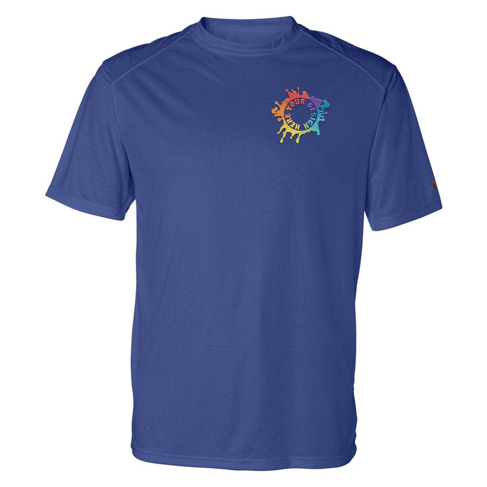 Badger B-Core Men's Performance Polyester T-Shirt Embroidery - Mato & Hash