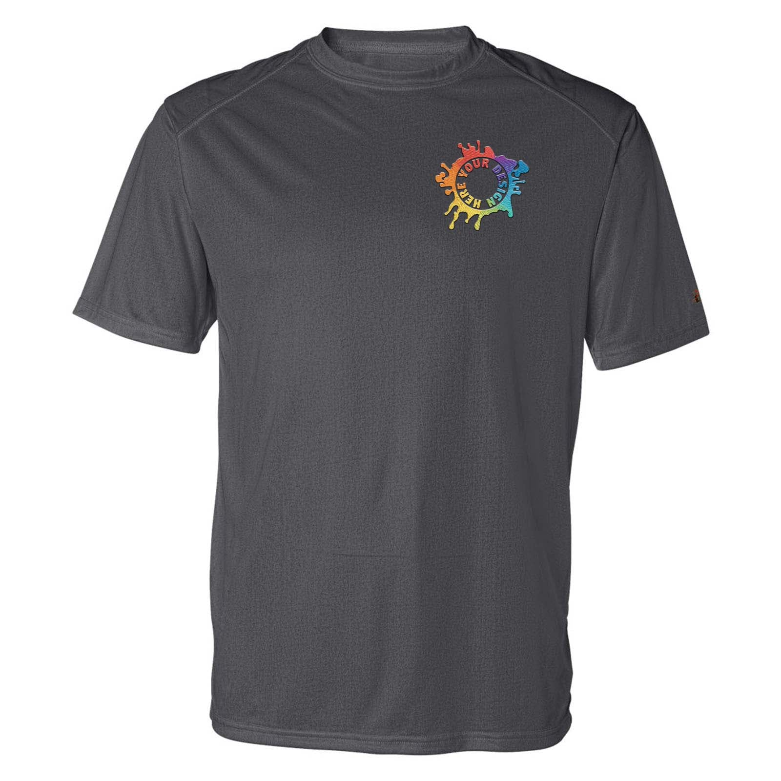 Badger B-Core Men's Performance Polyester T-Shirt Embroidery - Mato & Hash