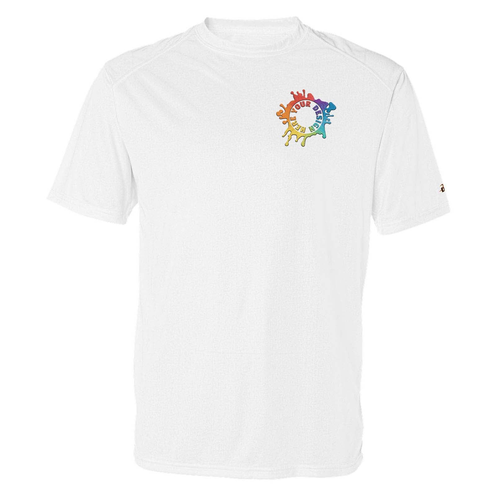 Badger B-Core Men's Performance Polyester T-Shirt Embroidery - Mato & Hash