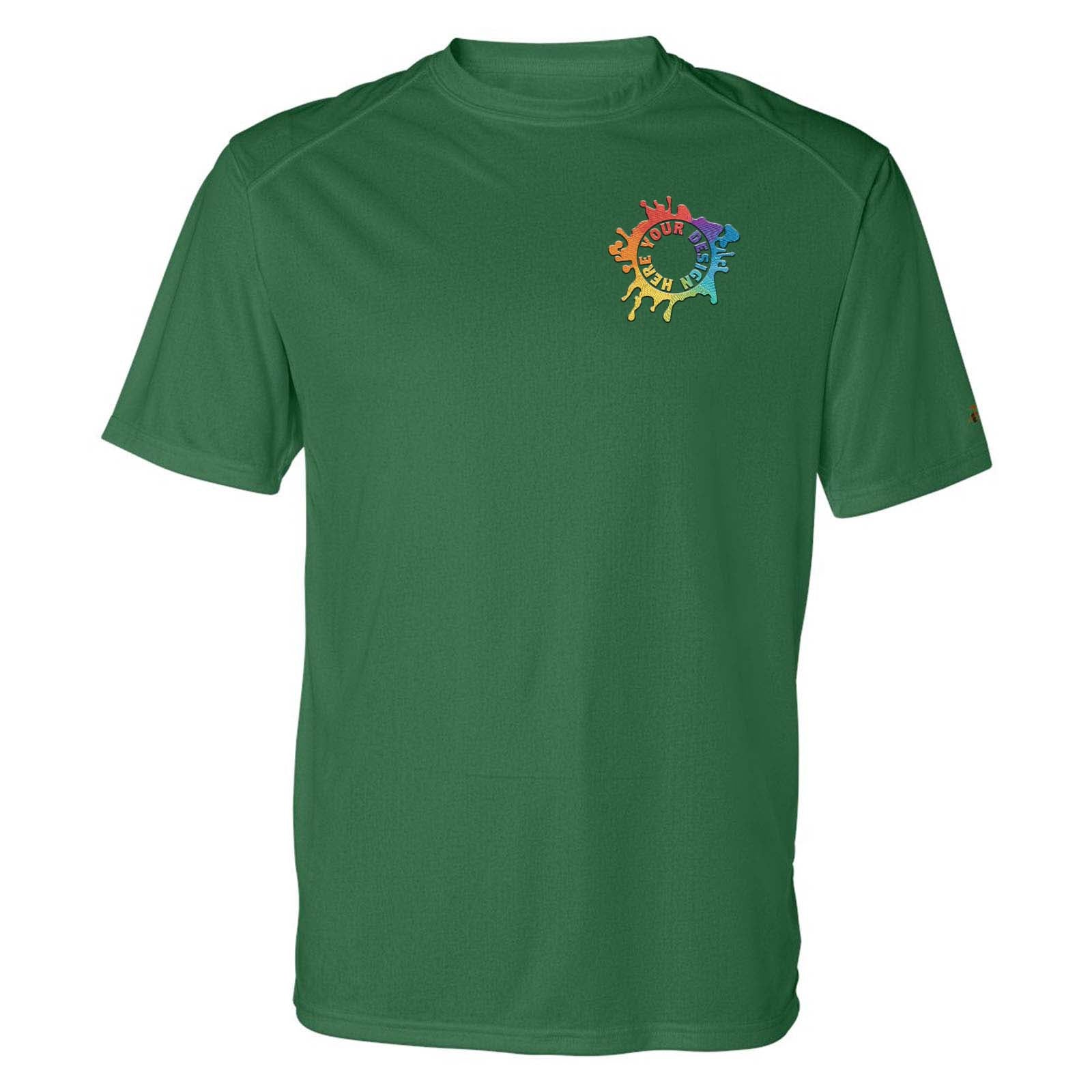 Badger B-Core Men's Performance Polyester T-Shirt Embroidery - Mato & Hash