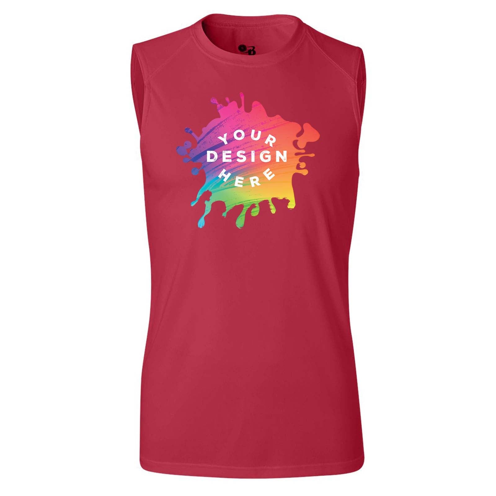 Badger Men's B-Core Sleeveless T-Shirt - Mato & Hash