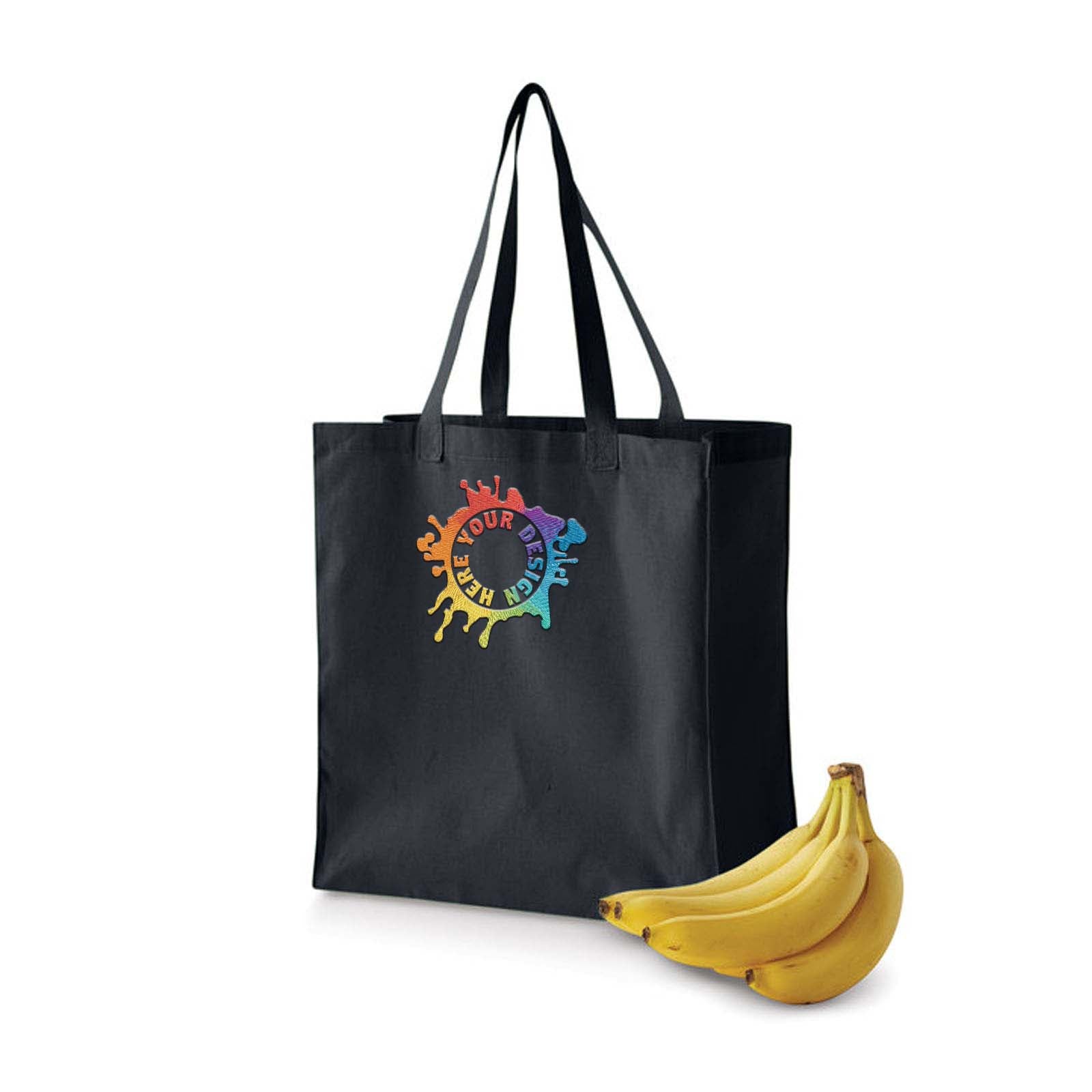 BAGedge 6 oz. Canvas Grocery Tote Embroidery - Mato & Hash